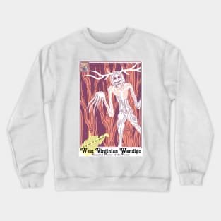 Wendigo Postcard Image Crewneck Sweatshirt